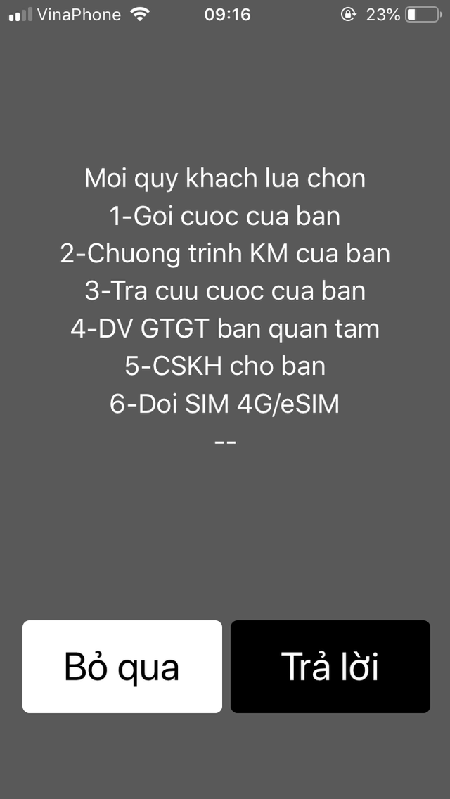 Tùy chọn Đổi eSIM bất ngờ xuất hiện trong menu dịch vụ của nhà mạng VinaPhone, thời điểm triển khai đã đến gần? - Ảnh 1.