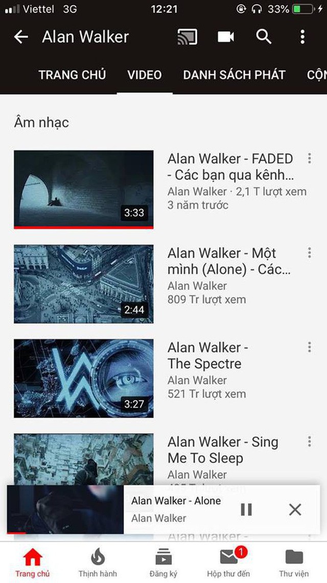 MV Faded và Alone của Alan Walker bị hacker Việt đổi tên để quảng cáo cho kênh YouTube cá nhân - Ảnh 1.