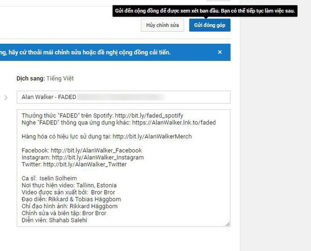MV Faded và Alone của Alan Walker bị hacker Việt đổi tên để quảng cáo cho kênh YouTube cá nhân - Ảnh 3.