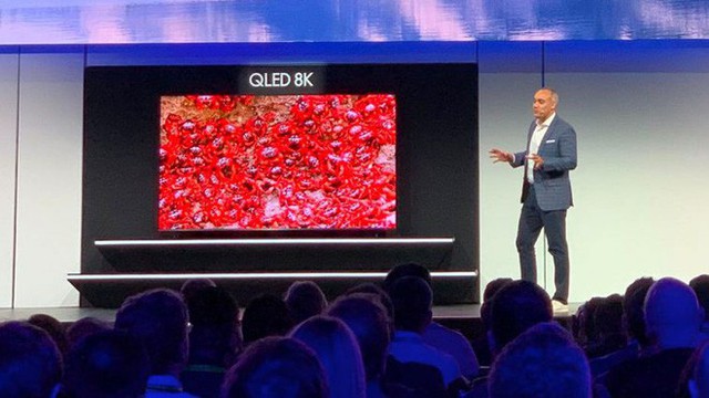 [CES 2019] Samsung ra mắt TV QLED 8K lớn nhất thế giới hiện nay, có thể nâng cấp mọi nội dung và xem Netflix với độ phân giải 8K - Ảnh 1.