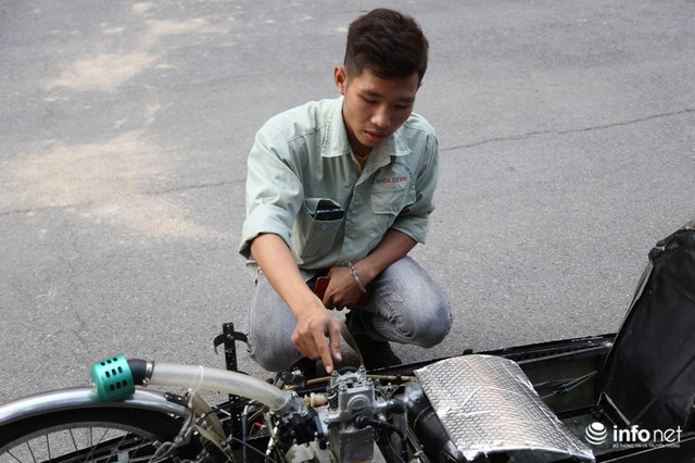 made in việt nam - Tự hào chiếc xe “Made in Việt Nam”, chạy hơn 1.000 km chỉ tốn một lít xăng - photo made in việt nam - photo 5 15700699815481717765685 - Tự hào chiếc xe “Made in Việt Nam”, chạy hơn 1.000 km chỉ tốn một lít xăng