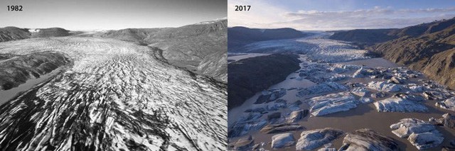 Những hình ảnh gây sốc cho thấy sông băng ở Iceland biến mất nhanh chóng như thế nào - Ảnh 1.