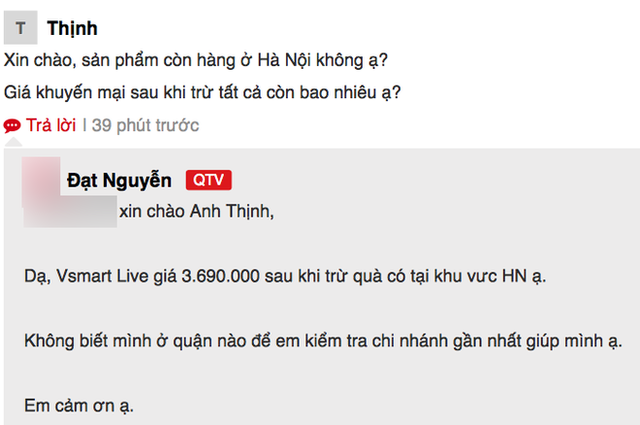 Vsmart Live giảm giá từ 6.99 triệu còn 3.69 triệu sau 2 tháng ra mắt - Ảnh 2. Vsmart Live giảm giá từ 6.99 triệu còn 3.69 triệu sau 2 tháng ra mắt - Ảnh 2.