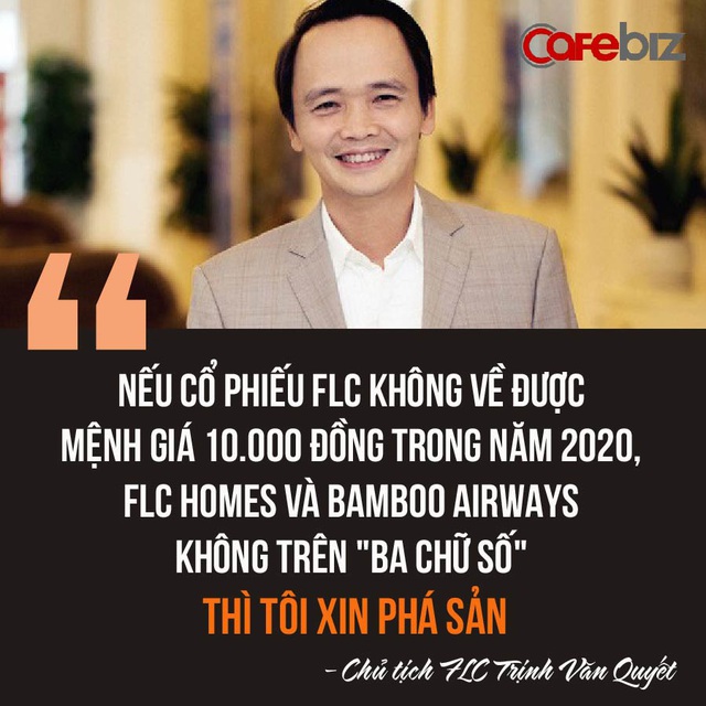 Chủ tịch Trịnh Văn Quyết: Nếu FLC không về mệnh giá, cổ phiếu của FLC Homes và Bamboo Airways không trên ba chữ số, tôi sẽ xin phá sản, thương hiệu FLC vứt đi! - Ảnh 1.