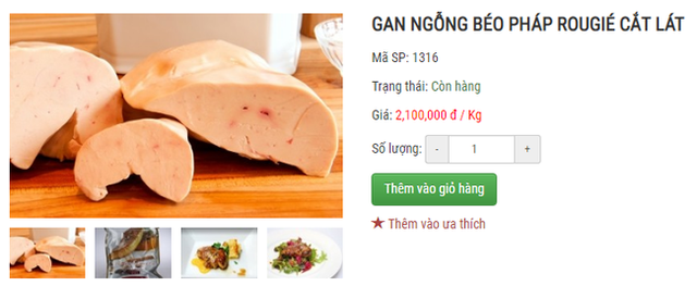 Bị cấm tại Mỹ nhưng về Việt Nam gan ngỗng béo vẫn được bán siêu đắt và nhiều mức giá chênh nhau đến vài trăm nghìn - Ảnh 3.