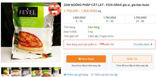 Bị cấm tại Mỹ nhưng về Việt Nam gan ngỗng béo vẫn được bán siêu đắt và nhiều mức giá chênh nhau đến vài trăm nghìn - Ảnh 4.