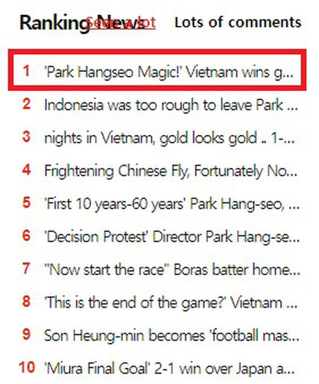Người Hàn Quốc phát cuồng với chức vô địch SEA Games đầu tiên của Việt Nam, nửa triệu người ùa vào comment chúc mừng - Ảnh 3.