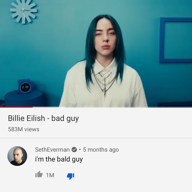 Anh chàng hói này là người đầu tiên trên thế giới có comment YouTube đạt 1 triệu like - Ảnh 3.