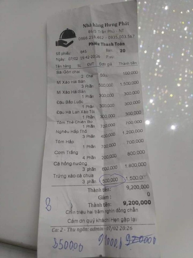 Xử phạt 750 nghìn đồng nhà hàng bị tố chặt chém du khách dĩa mồng tơi 250 nghìn đồng - Ảnh 2. Xử phạt 750 nghìn đồng nhà hàng bị tố chặt chém du khách dĩa mồng tơi 250 nghìn đồng - Ảnh 2.