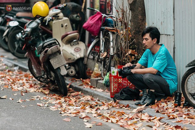 Hà Nội đẹp đến nao lòng mùa cây thay lá, màu vàng nên thơ phủ khắp phố phường - Ảnh 12.