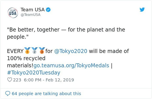 Nhật Bản kêu gọi người dân quyên góp ve chai để đúc huy chương Olympic 2020 - Ảnh 2.