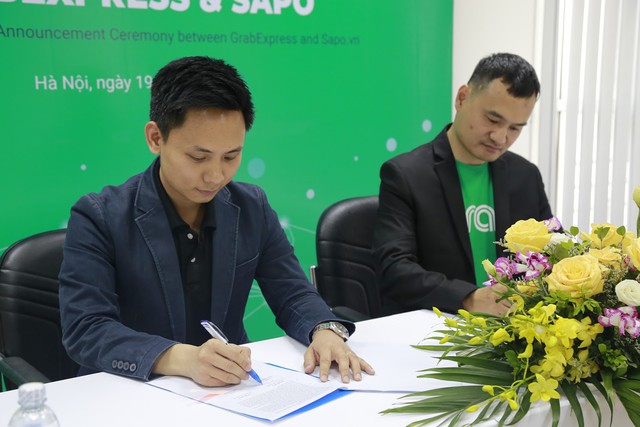 Sapo bắt tay tích hợp dịch vụ giao hàng nhanh GrabExpress - Ảnh 1. Sapo bắt tay tích hợp dịch vụ giao hàng nhanh GrabExpress - Ảnh 1.