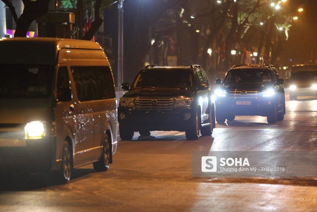 Đoàn xe chủ tịch Triều Tiên Kim Jong Un về đến khách sạn Melia, Hà Nội - Ảnh 72.