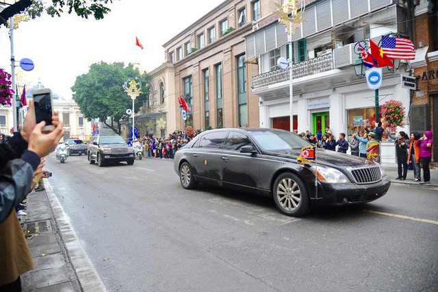 Đoàn xe chủ tịch Triều Tiên Kim Jong Un về đến khách sạn Melia, Hà Nội - Ảnh 14.