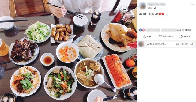 Cư dân mạng thi nhau khoe ảnh mâm cỗ chiều 30, nhìn nhà nào cũng giống nhà nào - Ảnh 6.