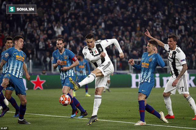 Ronaldo bật chế độ siêu nhân, lập hat-trick giúp Juventus đè bẹp Atletico Madrid - Ảnh 1.
