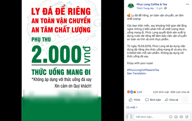 Vừa thông báo bán thêm ly nhựa đựng đá với giá 2k, thương hiệu Phúc Long đã bị phản đồi ầm ầm vì đang làm gì với môi trường vậy? - Ảnh 1. Vừa thông báo bán thêm ly nhựa đựng đá với giá 2k, thương hiệu Phúc Long đã bị phản đồi ầm ầm vì đang làm gì với môi trường vậy? - Ảnh 1.