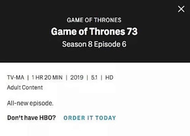 HBO hé lộ thời lượng khủng của mỗi tập Game of Thrones mùa cuối: Tập 6 dài tới 1h20 phút - Ảnh 4. HBO hé lộ thời lượng khủng của mỗi tập Game of Thrones mùa cuối: Tập 6 dài tới 1h20 phút - Ảnh 4.