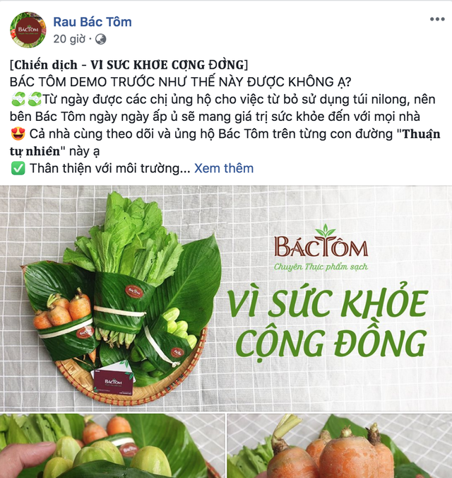 Sau Chiang Mai, các cửa hàng rau ở Việt Nam cũng bắt đầu chiến dịch hạn chế túi nilon - Ảnh 6.