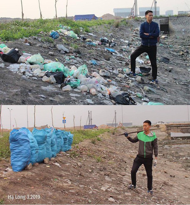 Thử thách dọn rác phiên bản lôi kéo đông vui nhất: 100 người nhặt cả tấn rác ở bãi sông Hồng, xử lý 90% rác khổng lồ ở Sơn Trà - Ảnh 2.