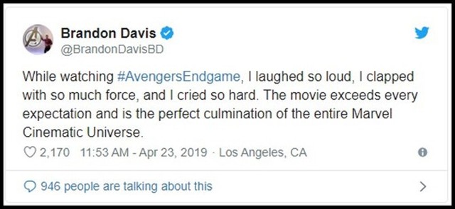 Những khán giả đầu tiên xem Endgame bật khóc: Phim bom tấn đỉnh cao nhất, xúc động nhất từ trước tới nay! - Ảnh 2.
