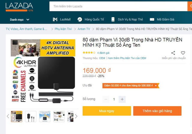 Tái diễn chiêu quảng cáo “nổ” lừa bán anten truyền hình trên Shopee, Lazada, AliExpress - Ảnh 5.