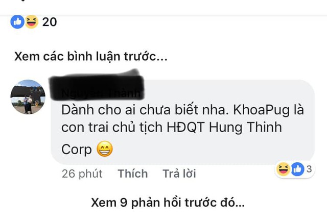 Công ty địa ốc Hưng Thịnh lên tiếng về thông tin Youtuber Khoa Pug là con trai Chủ tịch Nguyễn Đình Trung - Ảnh 3.