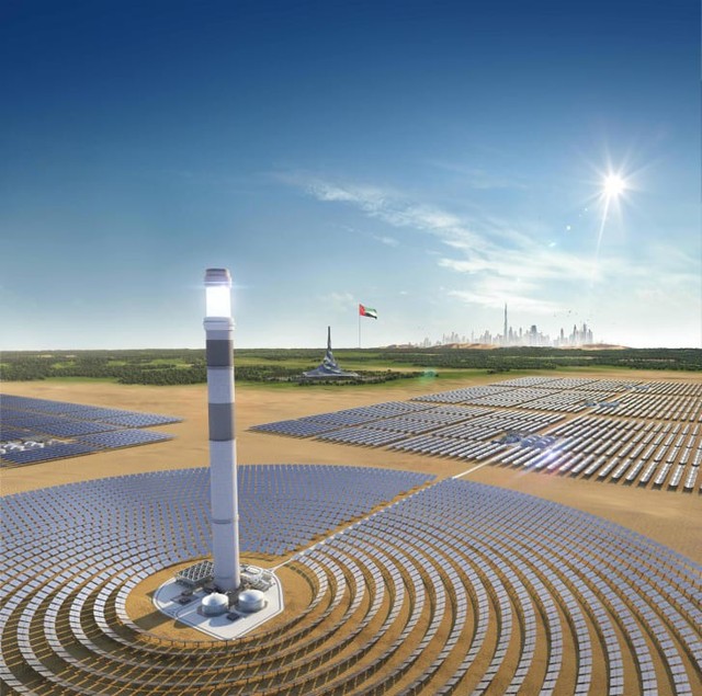 Công viên năng lượng mặt trời 13,6 tỷ USD của Dubai - Ảnh 1.