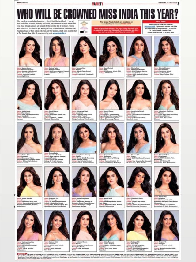 Cuộc thi Hoa hậu Ấn Độ khiến dân tình hoa mắt chóng mặt vì 30 thí sinh dự thi giống nhau như “copy & paste” - Ảnh 1.