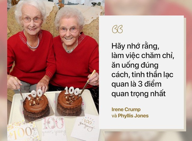  Cặp song sinh 100 tuổi: Tất cả bí quyết sống thọ chỉ là làm tốt 3 việc đơn giản hàng ngày - Ảnh 2.