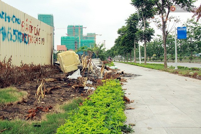 Chùm ảnh: Vừa hoạt động 3 tháng, con đường mang tên nhà tư sản Trịnh Văn Bô đã ngập ngụa rác thải - Ảnh 2.