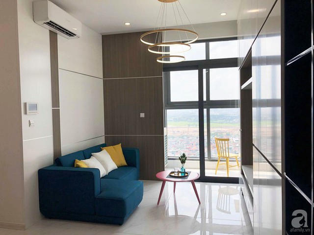 Căn hộ 96m² trên tầng 32 ở Hà Nội đơn giản nhưng vẫn hút ánh nhìn nhờ cách phối màu trẻ trung - Ảnh 2. Căn hộ 96m² trên tầng 32 ở Hà Nội đơn giản nhưng vẫn hút ánh nhìn nhờ cách phối màu trẻ trung - Ảnh 2.