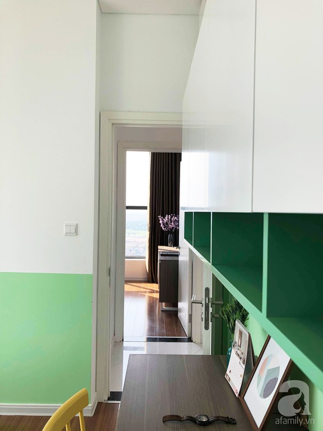 Căn hộ 96m² trên tầng 32 ở Hà Nội đơn giản nhưng vẫn hút ánh nhìn nhờ cách phối màu trẻ trung - Ảnh 16. Căn hộ 96m² trên tầng 32 ở Hà Nội đơn giản nhưng vẫn hút ánh nhìn nhờ cách phối màu trẻ trung - Ảnh 16.