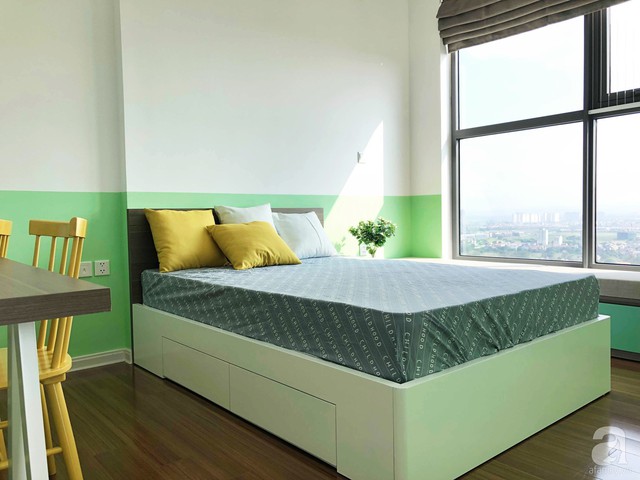 Căn hộ 96m² trên tầng 32 ở Hà Nội đơn giản nhưng vẫn hút ánh nhìn nhờ cách phối màu trẻ trung  - Ảnh 19.