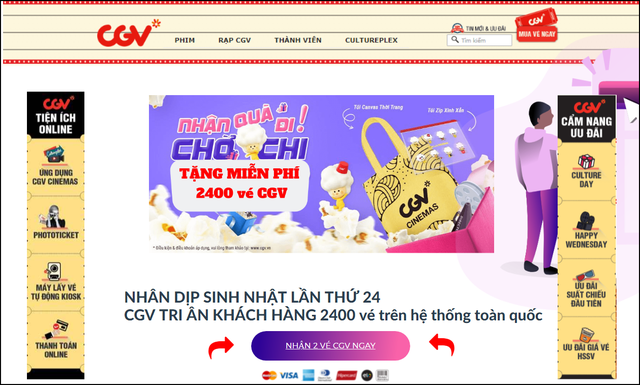 Manh mối kẻ giả mạo website CGV Việt Nam đã được tìm ra: Page cũ mất xong có ngay page lừa đảo mới - Ảnh 2.