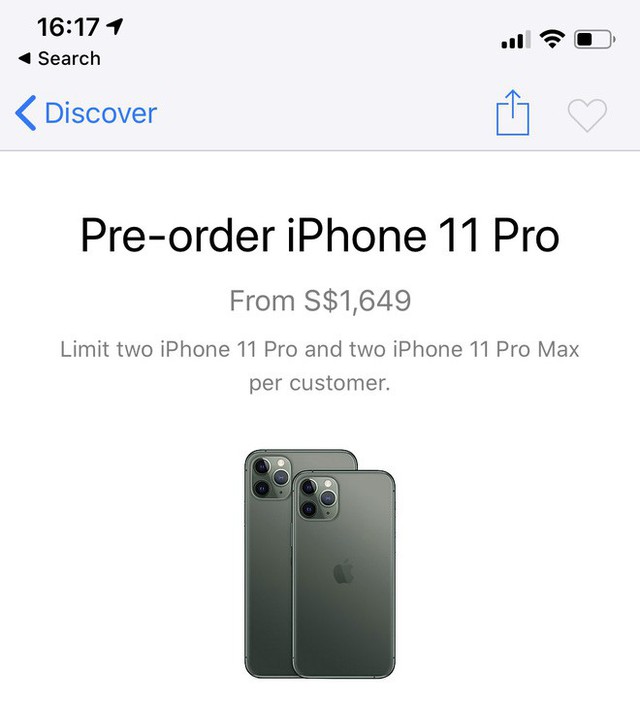Trải nghiệm đặt hàng iPhone 11 & iPhone 11 Pro tại Singapore và lý do bạn không nên mua iPhone 11 quá sớm - Ảnh 1.