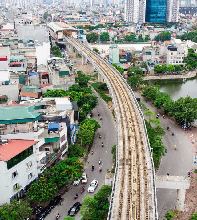  Cận cảnh đường sắt Cát Linh-Hà Đông tiến độ kiểu rùa bò hơn thập kỷ - Ảnh 12.