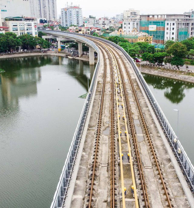  Cận cảnh đường sắt Cát Linh-Hà Đông tiến độ kiểu rùa bò hơn thập kỷ - Ảnh 7.