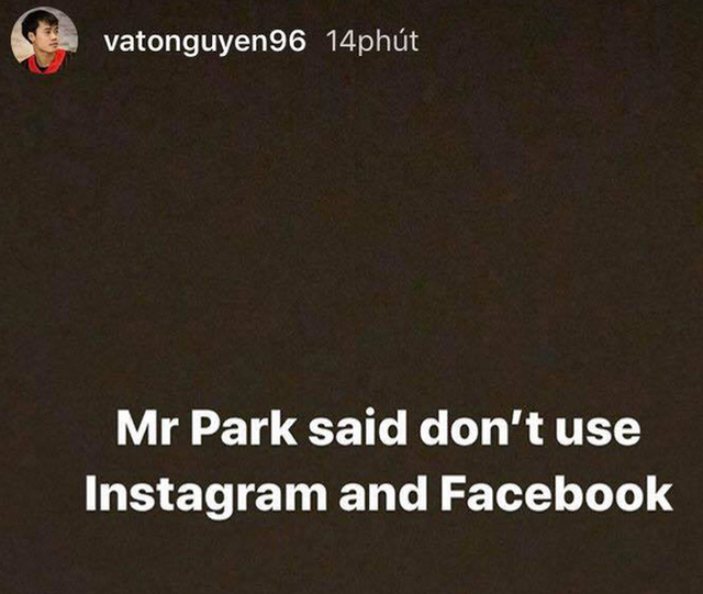  HLV Park Hang-seo đột ngột cấm tuyển thủ Việt Nam dùng mạng xã hội Facebook, Instagram - Ảnh 1.
