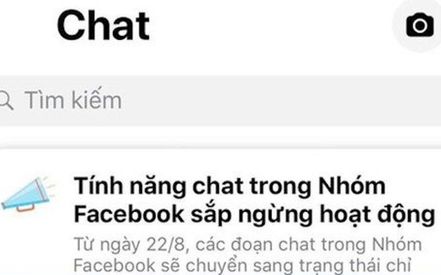 Tính năng chat trong Nhóm Facebook sắp ngừng hoạt động?