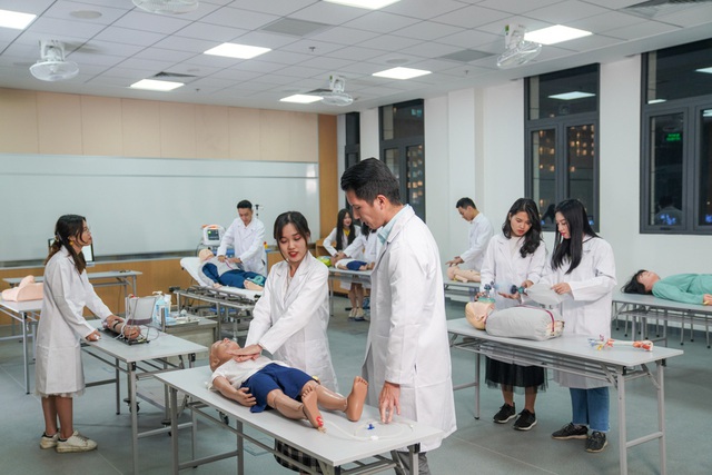 Cận cảnh Đại học tinh hoa VinUni: Đại học tư thục phi lợi nhuận đầu tiên của Việt Nam, vốn đầu tư lên tới 6.500 tỷ đồng, không gian đẹp không kém các trường châu Âu - Ảnh 4.