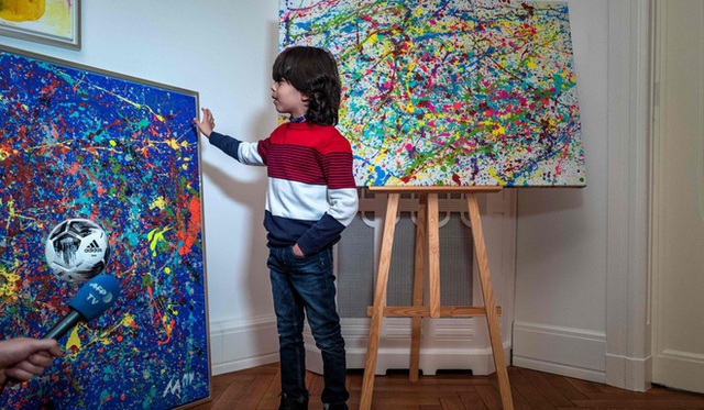 Picasso nhí của Đức gây ra cơn bão trong thế giới nghệ thuật dù mới chỉ 7 tuổi - Ảnh 2.