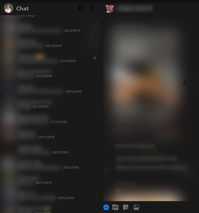 Hướng dẫn làm mờ tin nhắn Facebook Messenger trên máy tính - Ảnh 2. Hướng dẫn làm mờ tin nhắn Facebook Messenger trên máy tính - Ảnh 2.