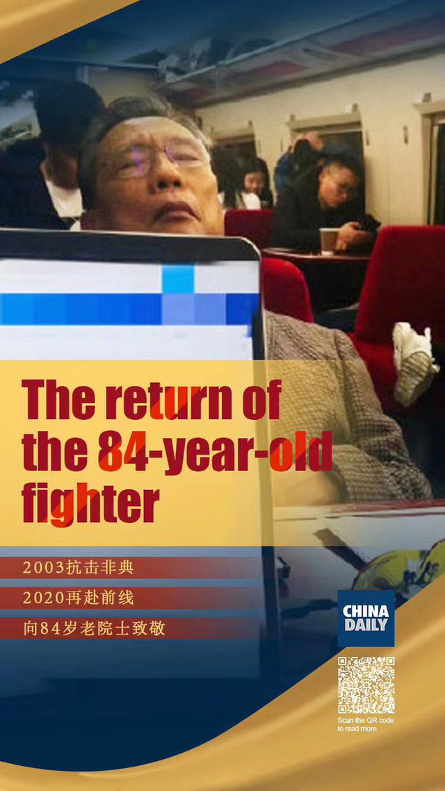  Những người tiến vào tâm dịch Vũ Hán: Anh hùng chống SARS 84 tuổi trở lại cuộc chiến với virus, nhà báo vượt qua nỗi sợ để đưa tin  - Ảnh 3.