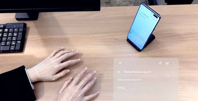 [CES 2020] Samsung ra mắt bàn phím “vô hình” - Ảnh 1.
