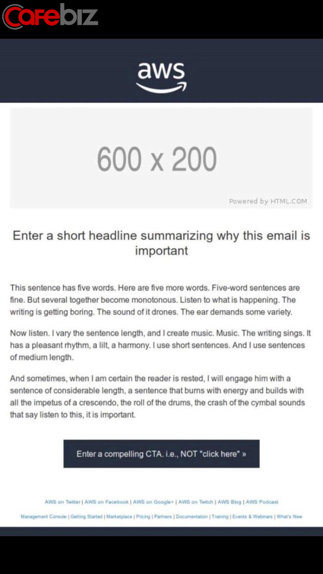 Nhân viên Amazon vừa lỡ tay làm rò rỉ template email marketing gửi cho khách hàng: Ai làm sales hay marketing đều nên đọc ngay để học hỏi! - Ảnh 1.