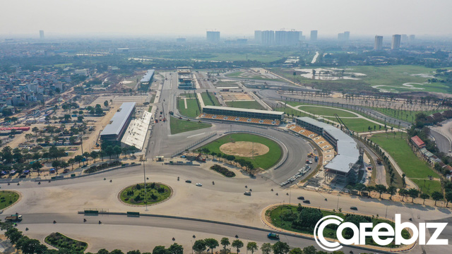 Sau 11 tháng thi công, đường đua F1 đã chính thức hoàn thành toàn bộ 5,607km theo tiêu chuẩn cao nhất của giải đấu - Ảnh 2.