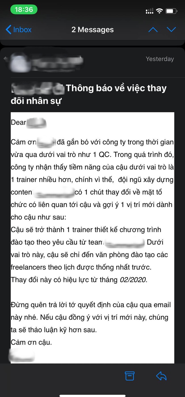 Dân mạng xôn xao 1 start-up làm việc không chuyên nghiệp, thiếu minh bạch, sếp lớn còn thản nhiên gọi nhân viên là bọn - Ảnh 6. Dân mạng xôn xao 1 start-up làm việc không chuyên nghiệp, thiếu minh bạch, sếp lớn còn thản nhiên gọi nhân viên là bọn - Ảnh 6.