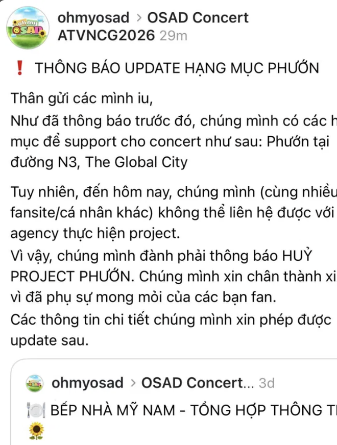 Náo loạn khắp Threads: Hơn 20 dự án cờ phướn fan làm ủng hộ concert ATVNCG đổ bể trước giờ G: Lỗ hổng của nền kinh tế "tiếp ứng"  - Ảnh 1.