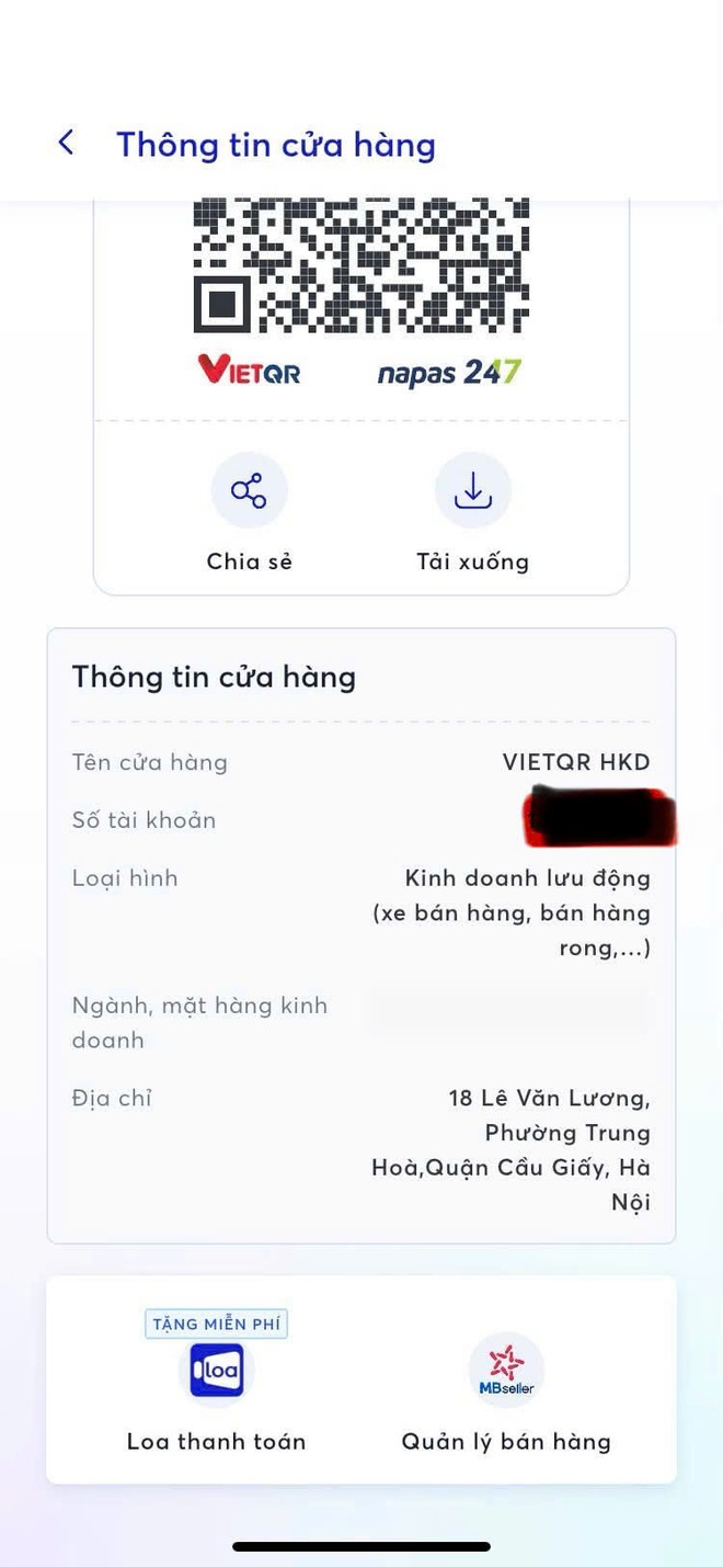 Khách hàng bất ngờ thấy tài khoản “hộ kinh doanh” trên app MB, ngân hàng chính thức lên tiếng - Ảnh 2.